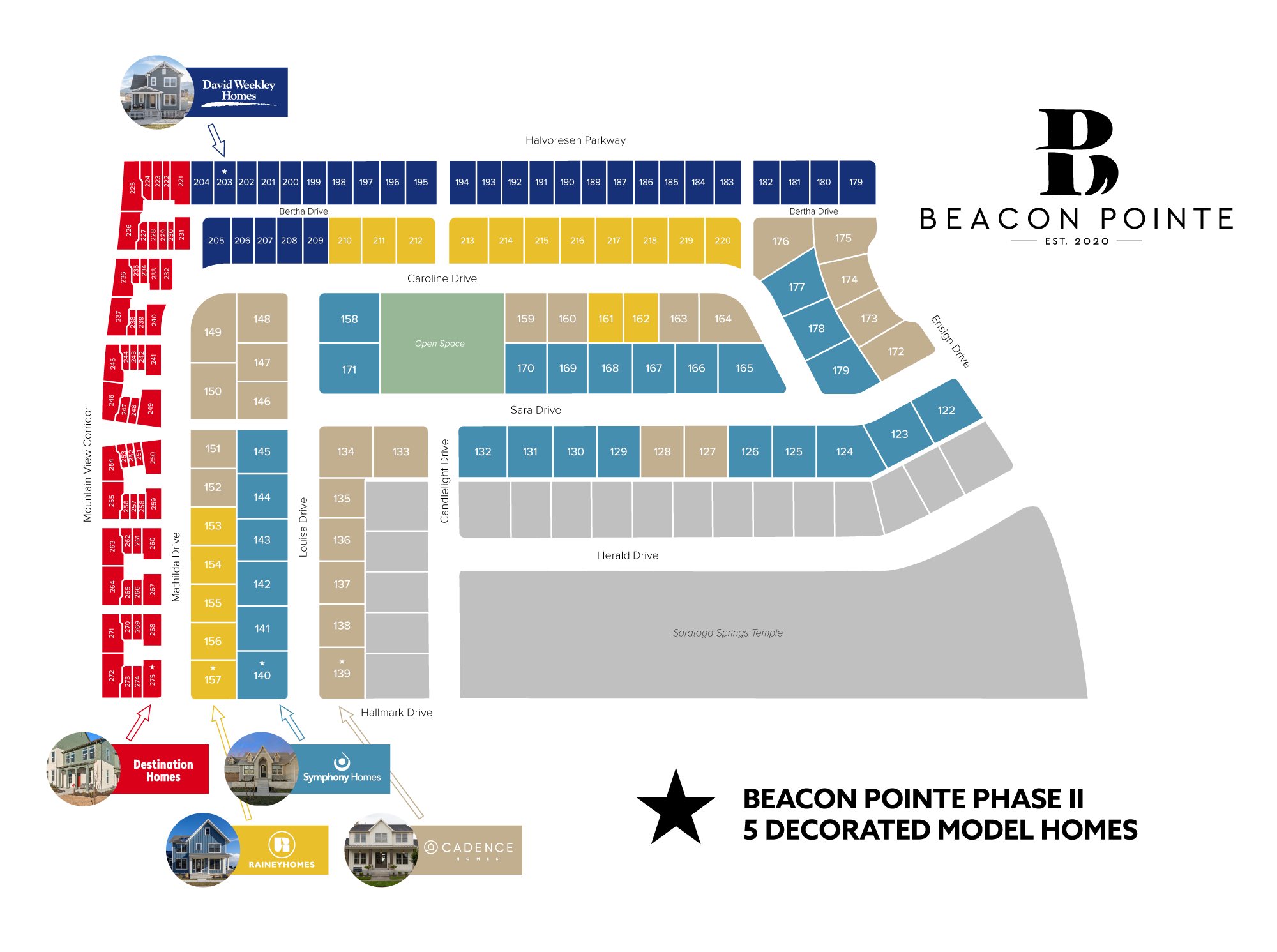 Beacon Pointe Phase II Map